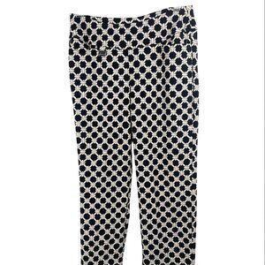 Lulu-B Ladies Black & White Knot Rope Print Pull On Capri UPF 50+ Sun Protection
